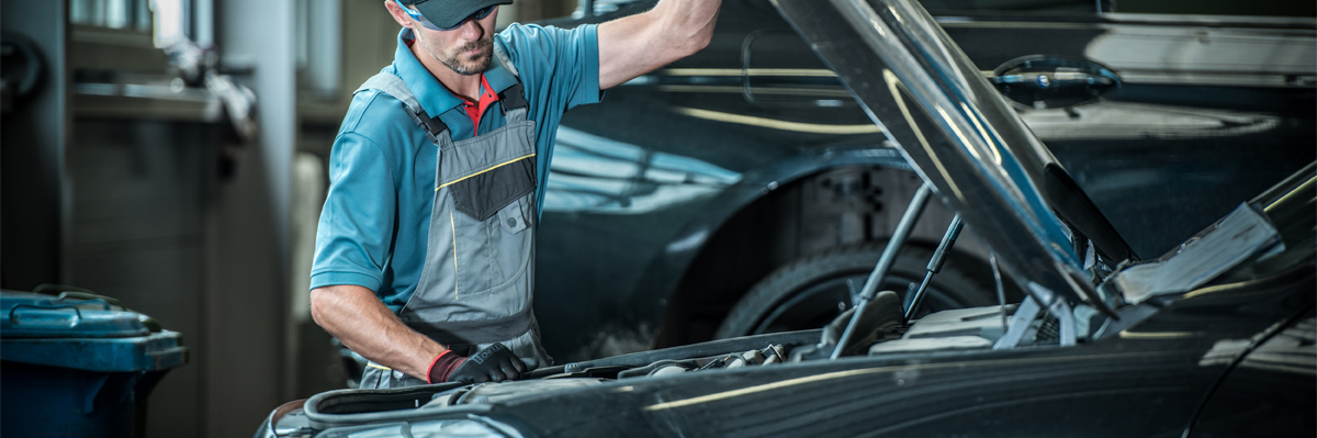 Mechanic servicing a vehicle - Car Servicing Brighton